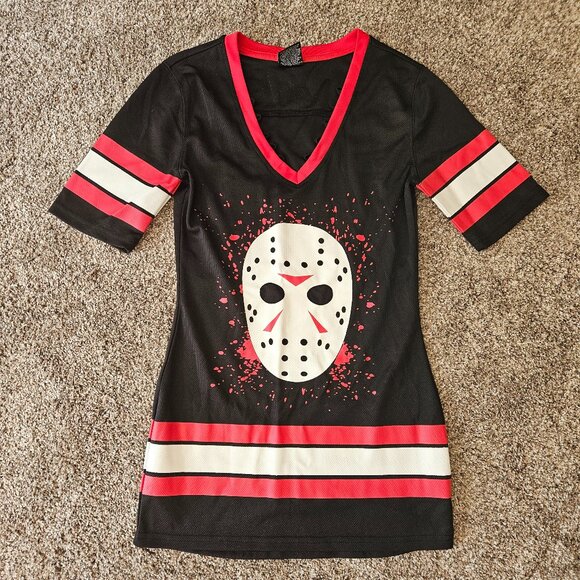 Friday the 13th Jason Voorhees Jersey Dress - Picture 1 of 9